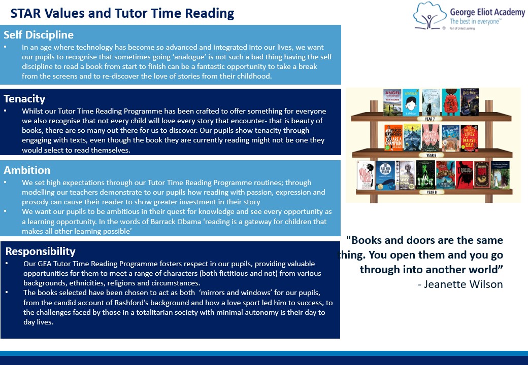Tutor time reading